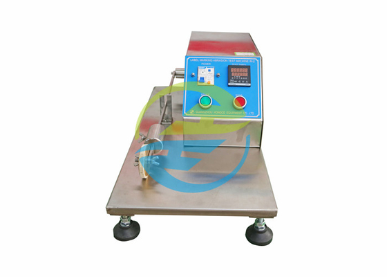 Goede prijs Iec60730-1 etiket die de Machine van de Schuringstest met Φ65*7.5mm Wrijvingwiel merken online