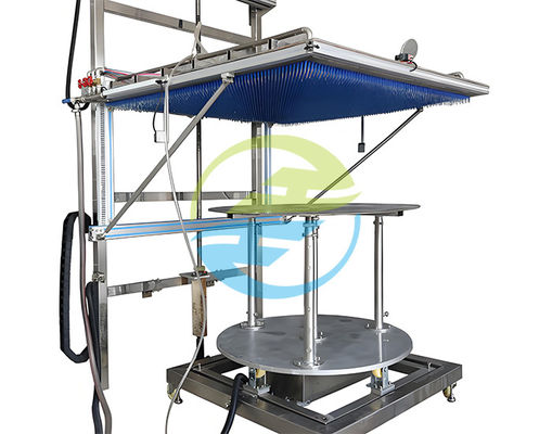 Goede prijs Vertical Drip Water Test Equipment with 7 Inch Color Touch Screen 200mm Drip Height and Φ0.4mm Needle Hole for IPX1 to IPX2 Testing online