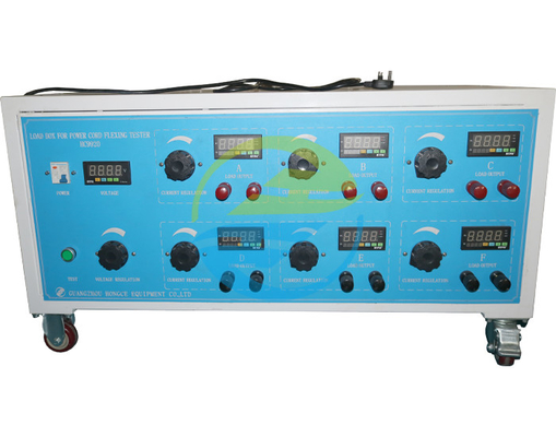 Goede prijs 6 stations Load Box For Power Cord Flexing Tester met kabelproefapparatuur online