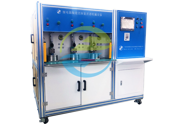 Capaciteit ≥ 205 stuks/uur Relais-keramische heliummassaspectrometrielekkage-detectieapparatuur