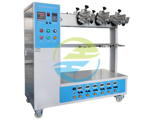 Goede prijs EV Charging Connector Cable Tester with 0-60 Times/Min Swing Speed 0-180 Swing Angle and 6 Stations for Tensile Strength and Flex Durability Testing online