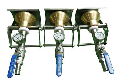 Goede prijs IEC60529 van het de Testmateriaal van de toegangsbescherming Figuur 5 Handbediend de Pijpmeetapparaat van de Messingsnevel voor de Gaten van IPX3 IPX4 121 online